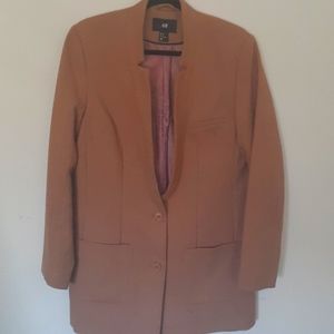 H&M Blazer, US size 12 Tan